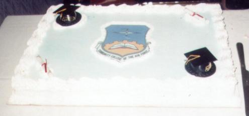 Community College of Air Force Graduation Cake